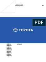 Toyota BT SPE120 Electric Stacker Truck Service Repair Manual PDF