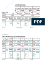 Class Program Sample Modular Learning Modality