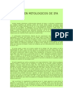 Origen Mitologicos de Ifa