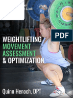 2017 Quinn Henoch - Weightlifting Movement Assessment & Optimization - Mobility & Stability For The Snatch and Clean & Jerk-Catalyst Athletics (2017) PDF