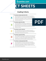 Fact Sheets: Grading Criteria