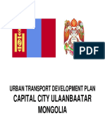 Capital City Ulaanbaatar Mongolia: Urban Transport Development Plan