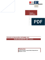 Guía Docente de Piano PDF
