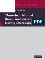 Clusterin in Normal Brain Function and During Neurodegeneration - C. Finch (Landes, 1999) WW PDF