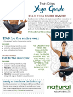 Yoga Guide: $249 For The Entire Year
