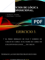 Ejercicios de Lógica Proposicional