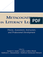 Metacognition in Literacy Learning PDF