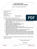 Surat Pernyataan Beasiswa Daerah Afirmasi Tahun 2019 PDF