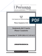 AA Casación 2195-2011 Ucayali IV Pleno Casatorio PDF