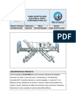 FICHA TECNICA CAMA BED1000 (5 Funciones) PDF