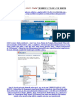 How To Order A Long Form Certificate of Live Birth PDF