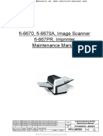 FUJITSU Fi-6670, Fi-6670a Scanner, fi-667PR Imprinter SVC Man PDF