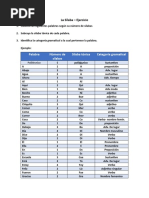 RESPUESTAS La Sílaba - Ejercicio