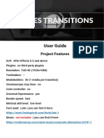 User Guide: Project Features