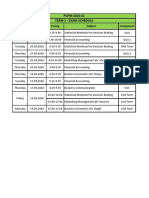 Exam Schedule - Term 1 - 13.08.2020