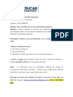 Constitución de empresas y personalidad jurídica