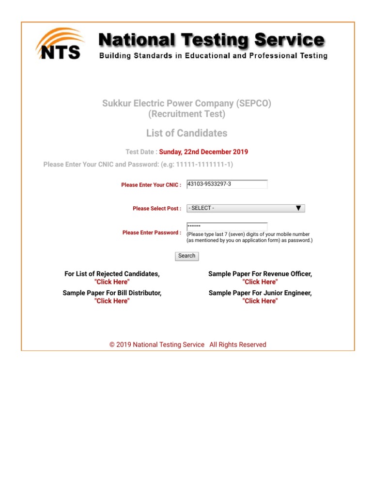 National Testing Service - PDF | PDF | Computers