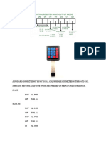 4x4 Keypad Code