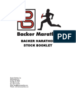 Backer Marathon Stock Booklet