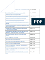 Hyperlink List PDF