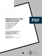 Sensation and Perception: A Unit Lesson Plan For High School Psychology Teachers