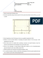 Exam Is Closed Book. Attempt All Problems Precisely. Marks Are Indicated in Parenthesis. Return Question Paper Along With The Answer Sheet