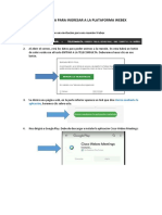 Instructivo Webex Meetings PDF