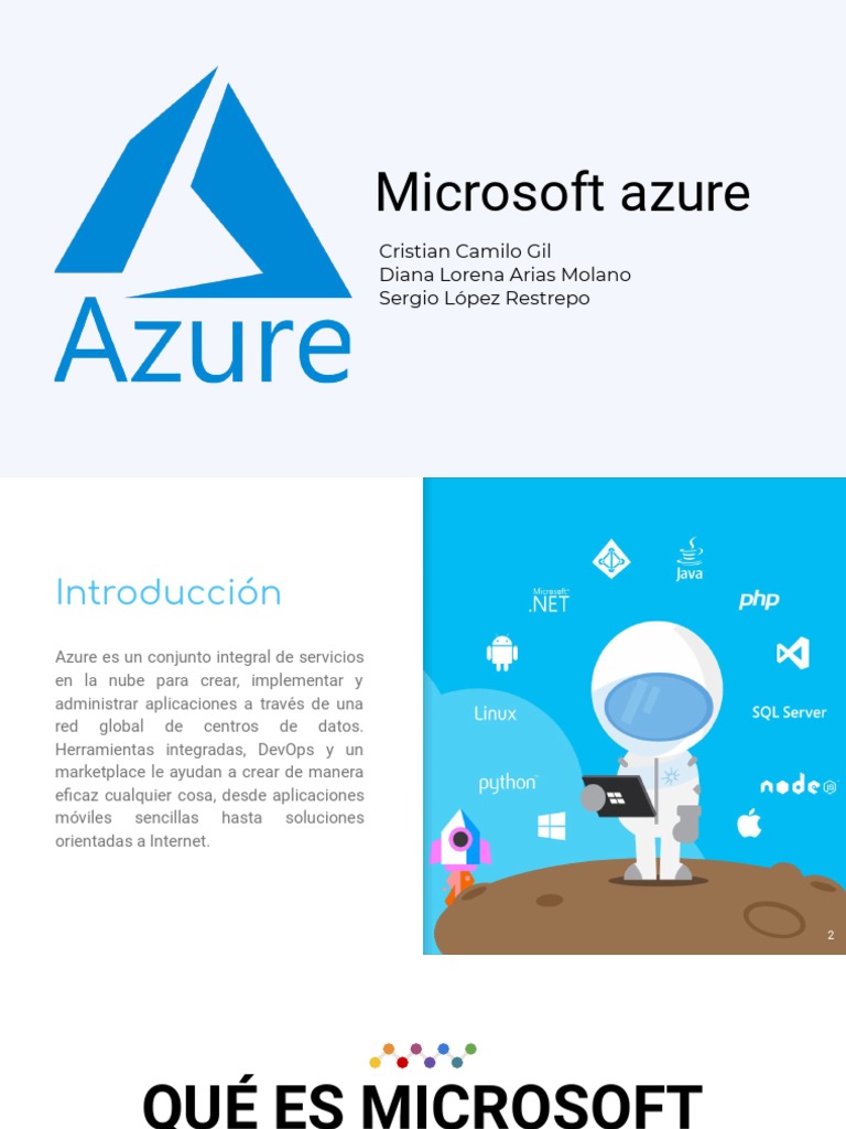 Microsoft Azure | PDF | Microsoft Azure | Computación en la nube