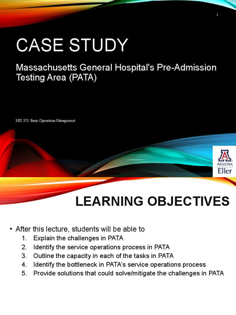 Case Study: Massachusetts General Hospital's Pre-Admission Testing Area ...