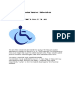 Wheelchair Quality of Life Measures