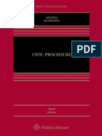 (Aspen Casebook) Stephen C. Yeazell, Schwartz - Civil Procedure-Wolters Kluwer (2015) PDF