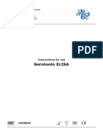 Serotonin ELISA: Instructions For Use