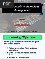 Fundamentals of Operations Management