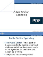 Public Sector Spending