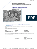 Measure Assembled I.D. of Bearings and O.D. of Crankshaft Journals