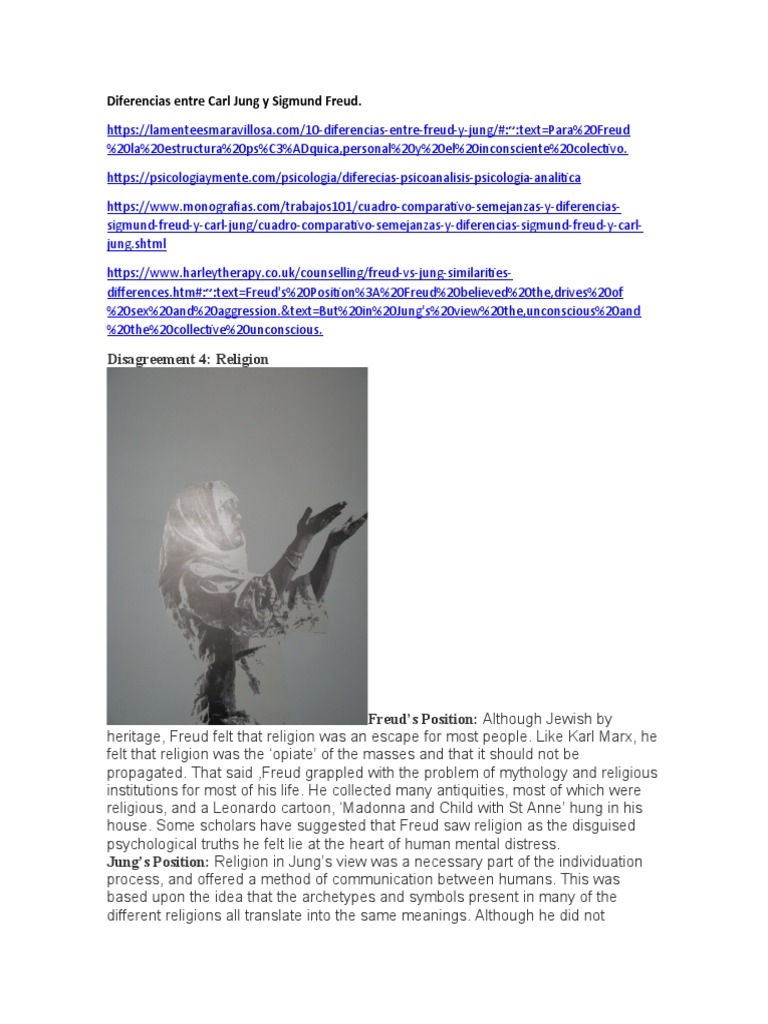 Diferencias Freud y Jung PDF Carl Jung Synchronicity