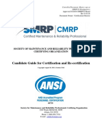 CMRP Candidate Guide For Certification and Recertification 9-10-18 UPDATED