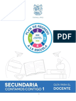 Guía para el docente ConTAMos Contigo 1 Secundaria