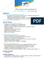 Programme de Formation Spip Perfectionnement