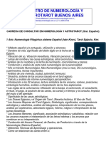 Curso de Consultor en Numerología y Tarot Egipcio Buenos Aires