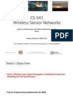 CS-541 Wireless Sensor Networks: Spring Semester 2016-2017