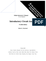 Introductory Circuit Analysis: Online Instructor's Manual