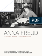 ANNA FREUD. Gedichte - Prosa - Übersetzungen - Poemas - Prosa - Traducciones-. Editado, Introducido y Comentado Por BRIGITTE SP