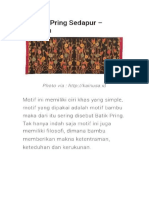 batik dan patung