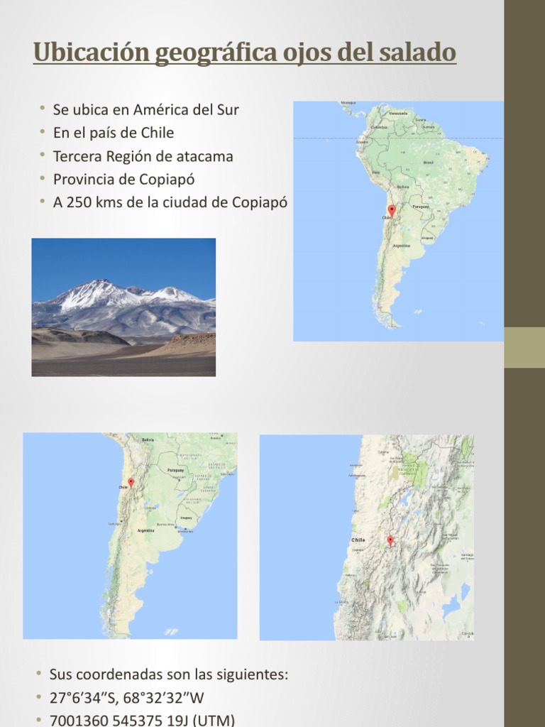 Ubicación Geográfica Ojos Del Salado | PDF, image size:768x1024