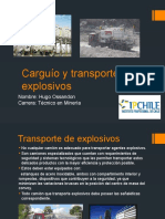 Carguío y Transporte de Explosivos - Hugo Ossandon
