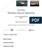 CS-541 Wireless Sensor Networks: Spring Semester 2016-2017