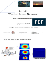 CS-541 Wireless Sensor Networks Data Models and Acquisition