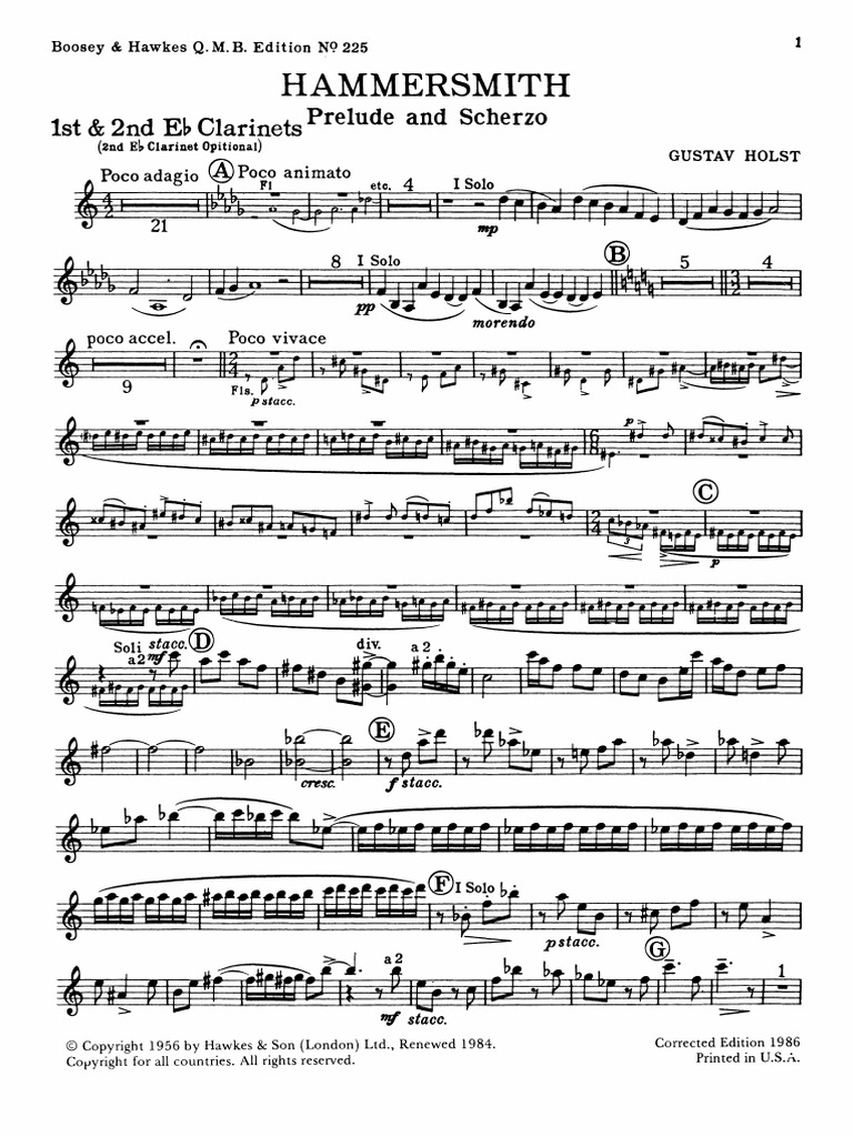 Holst Hammersmith PDF