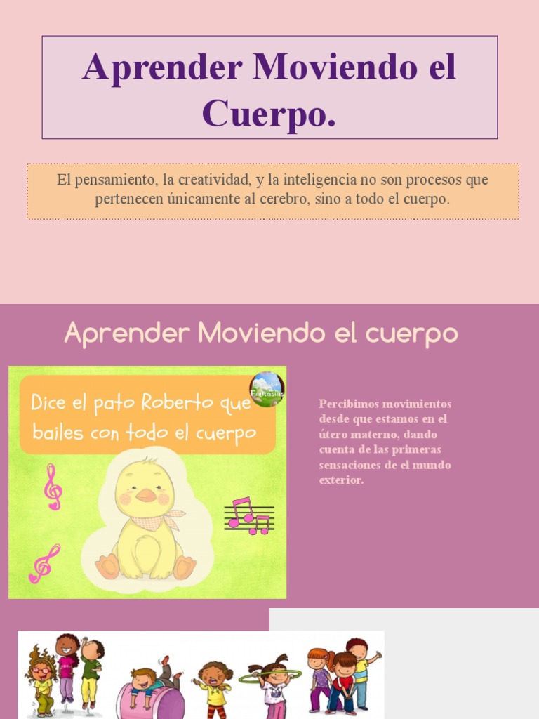 Aprender Moviendo El Cuerpo Unico | PDF | Las emociones | Aprendizaje
